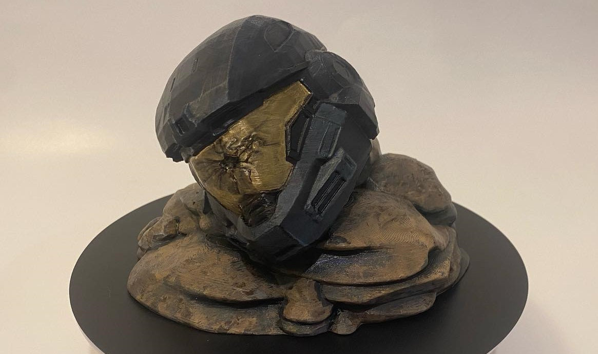 Noble 6 inspired memorial statue
