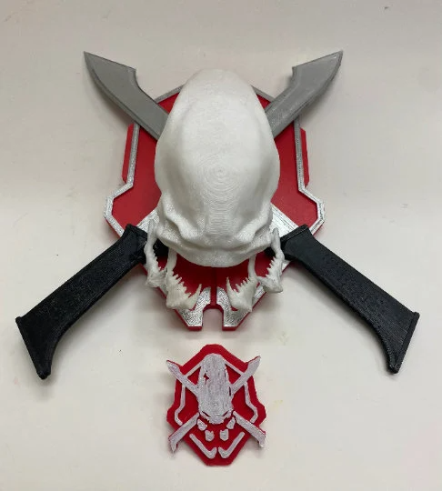 Halo: Fan made Elite wall plaque 8 inch