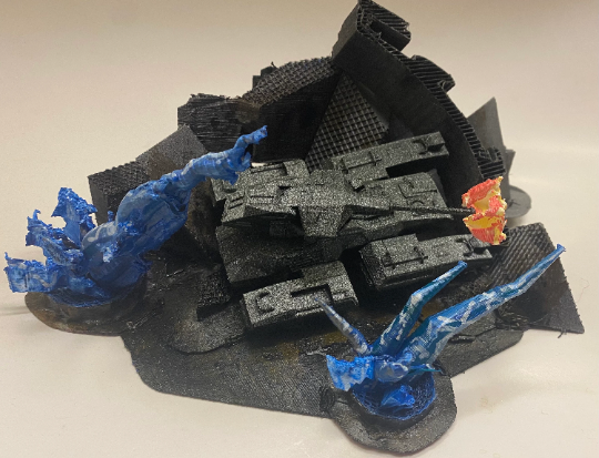 Halo: Fanart diorama “Scorpion ambush”