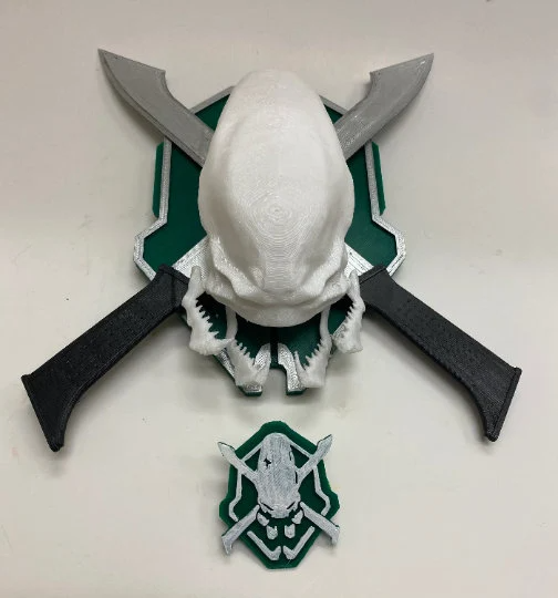 Halo: Fan made Elite wall plaque 8 inch