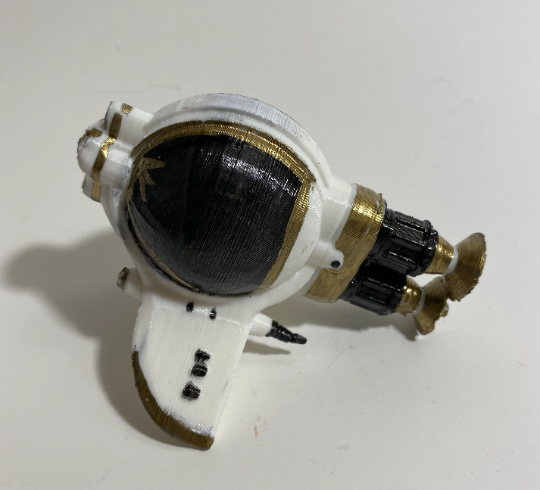 No Mans Sky Exotic Guppy sculpture