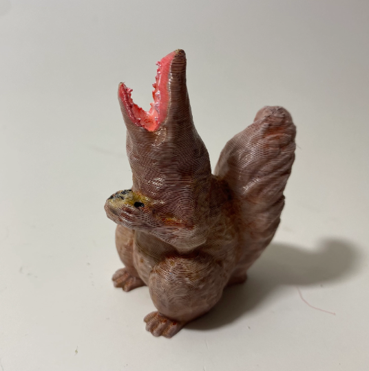 Slightly cursed squirrel-shark