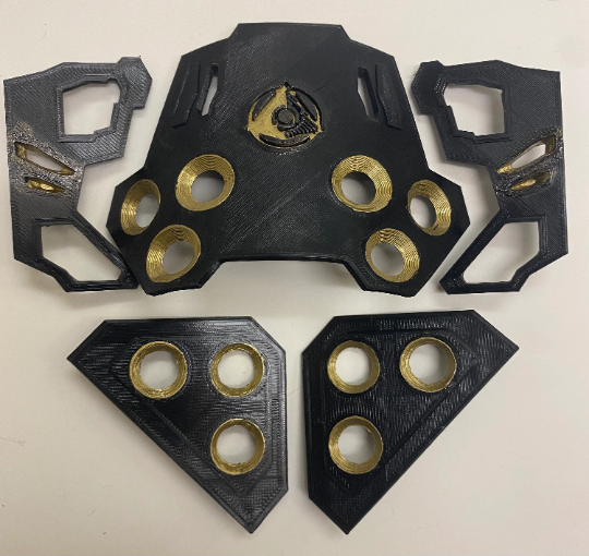 ARMR techwear 5 piece pin set