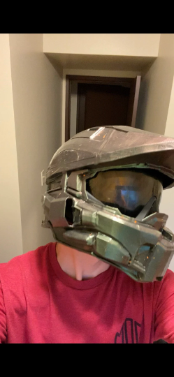 Halo Spartan paintball helmet
