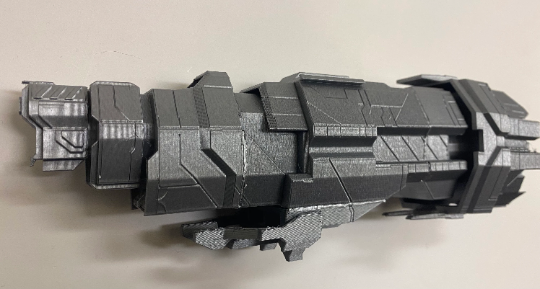 Halo: Fan made Marathon Class Heavy Cruiser model 10”