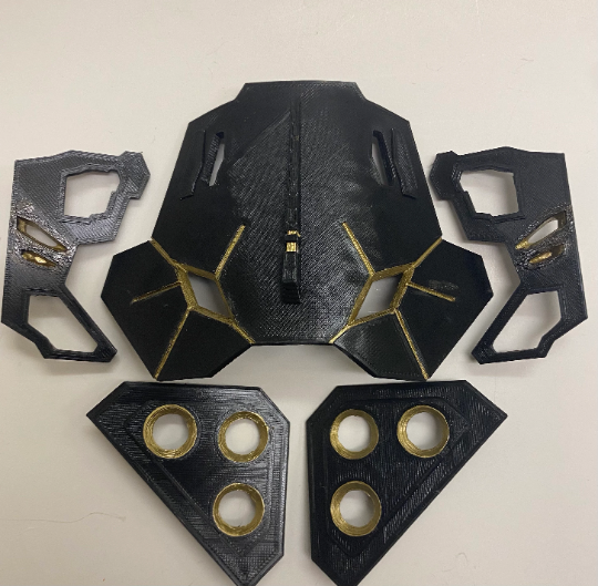 ARMR techwear 5 piece pin set