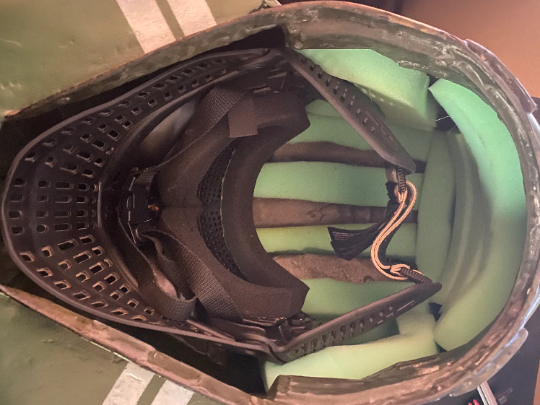 Halo Spartan paintball helmet
