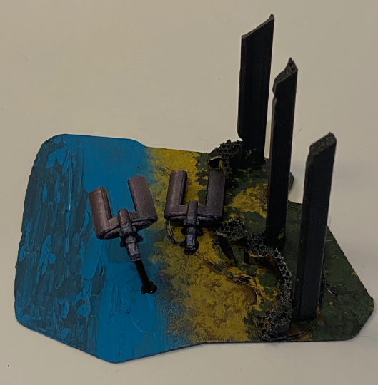 Halo Memories: “Spirit Seawall landing” 6” diorama