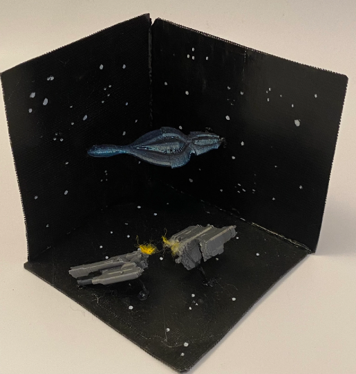 Halo Memories: “Frigate battle” 6” diorama