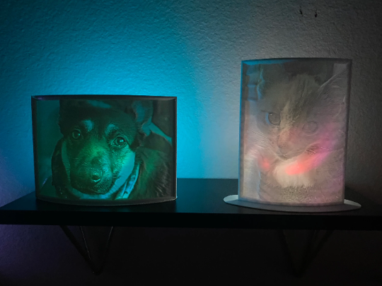 Lithopane backlit picture: Your custom photo!