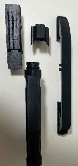 ONI_LABS Halo Battle rifle paintball attachments