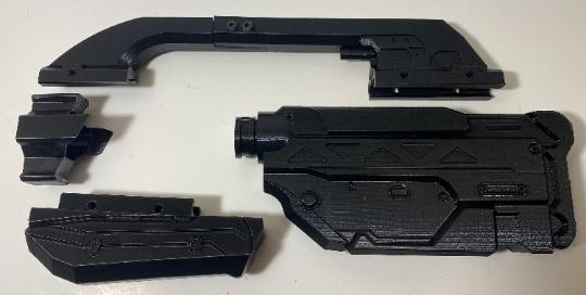 ONI_LABS Halo Battle rifle paintball attachments