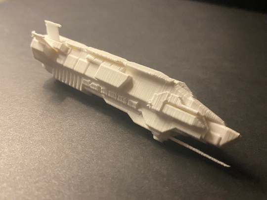 Halo: Fan made “Ace of Spades” Mariner class ship