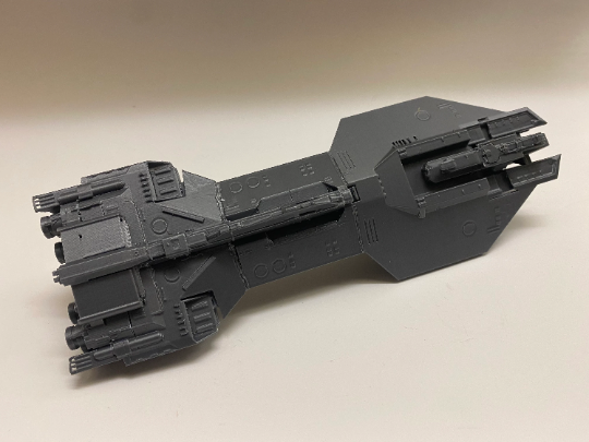 Halo: fan made Phoenix class colony ship 8”