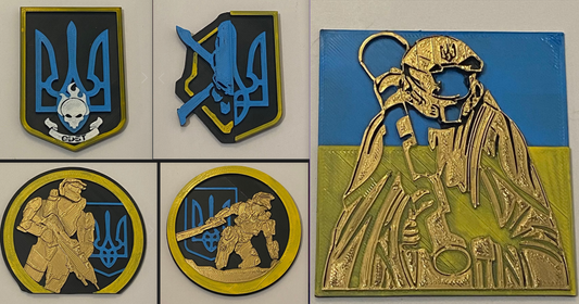 ONI_LABS Aid for Ukraine fundraiser patches