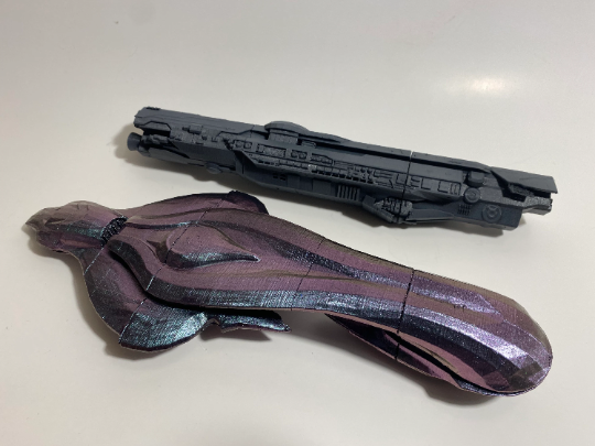 Halo Super ship duo Infinity vs Long Night of Solace