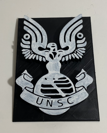 Halo: Fan made UNSC wall plaque