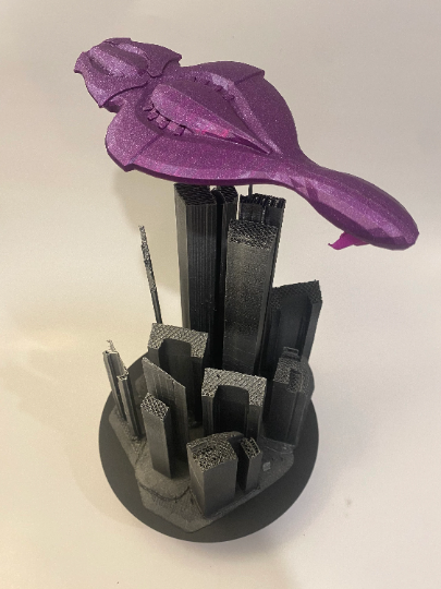 Halo: Fan made diorama “Glassed city”