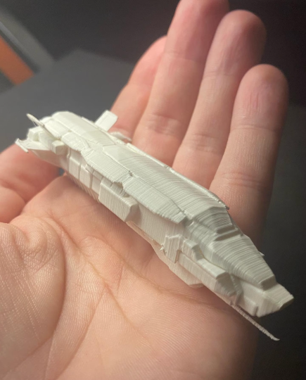 Halo: Fan made “Ace of Spades” Mariner class ship