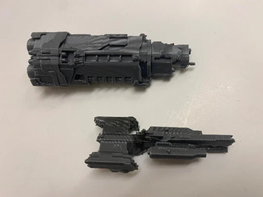Halo: Fan made UNSC duel ship fan made minis