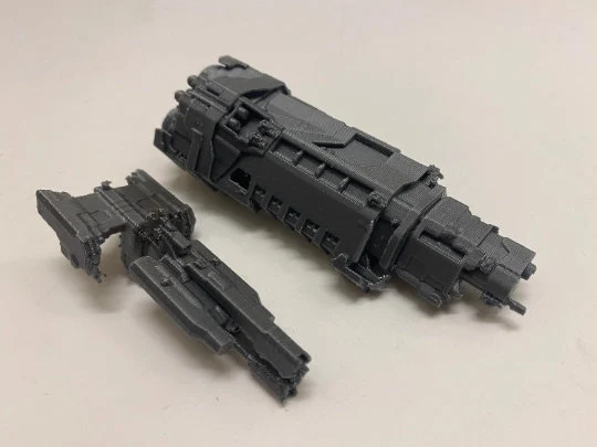 Halo: Fan made UNSC duel ship fan made minis