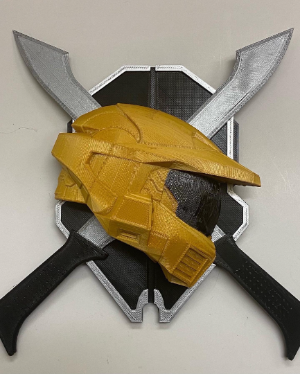 Fan made Halo Chief wall plaque