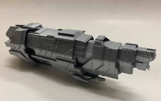 Halo: Fan made Marathon Class Heavy Cruiser model 10”