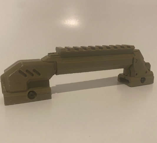 Halo: BR85 top carry handle with Picatinny rail for paintball/airsoft