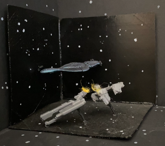 Halo Memories: “Frigate battle” 6” diorama