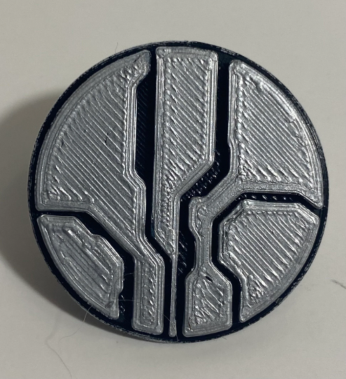 Halo: Fan made “The Mantle” Pin