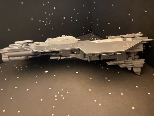 Halo: fan made Phoenix class colony ship 8”