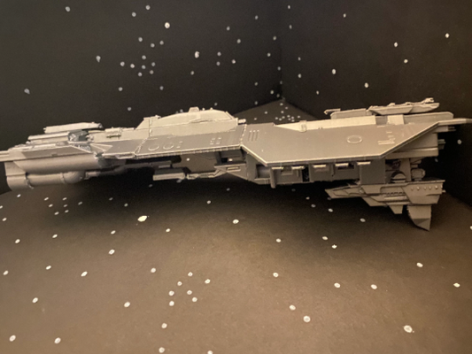Halo: fan made Phoenix class colony ship 8”