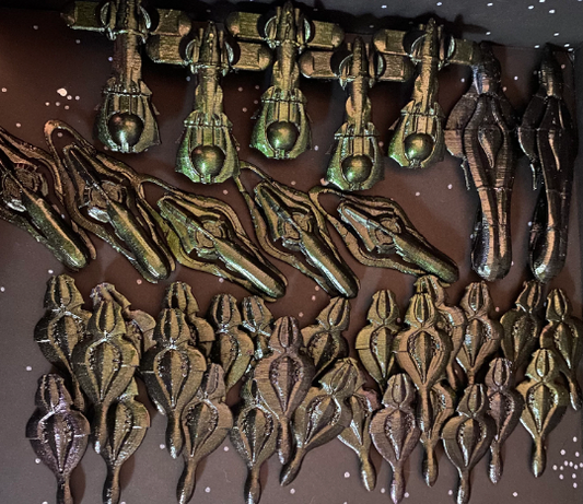 Halo: “Forgery of Doubt” fan made diorama fleet kit