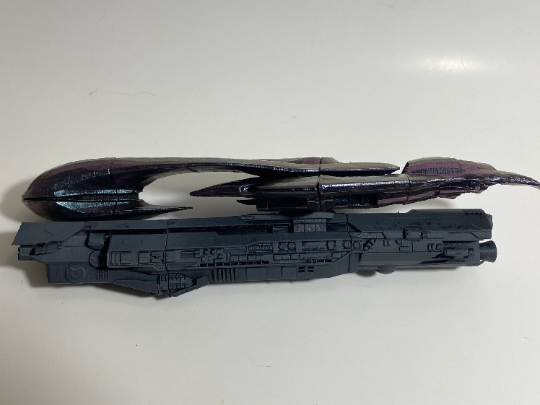 Halo Super ship duo Infinity vs Long Night of Solace