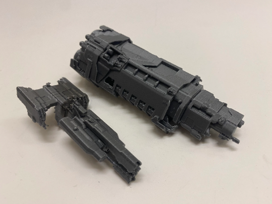 Halo: UNSC duel ship fan made minis