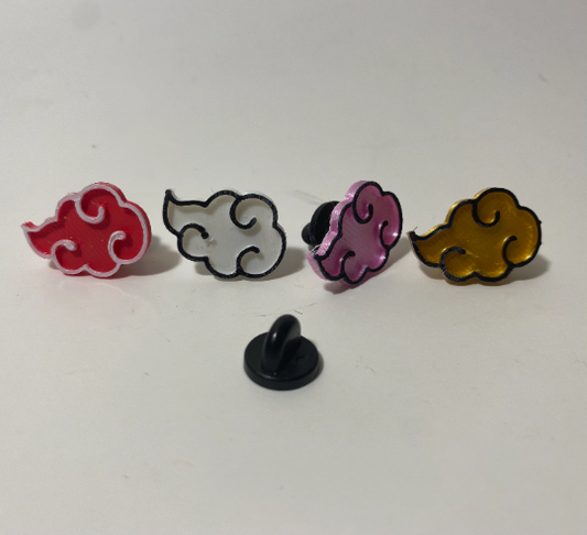 Naruto Akatsuki Cloud 3d printed Fan pin