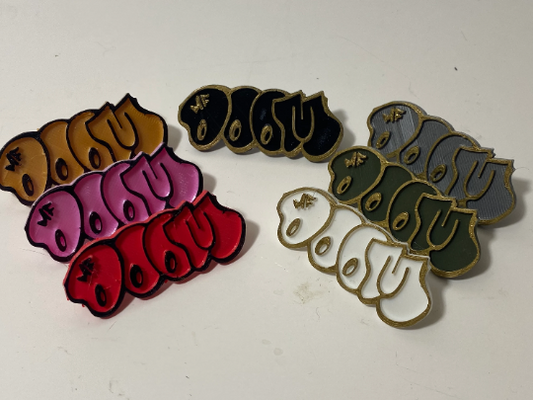 MF DOOM fan pin set