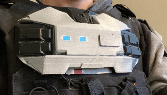 ONI_LABS Halo Noble 6 Spartan chest plate for Paintball/airsoft
